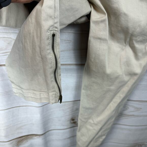 Joie Cream High-Rise Skinny Cargo Pants Size 12/31 - Picture 8 of 13